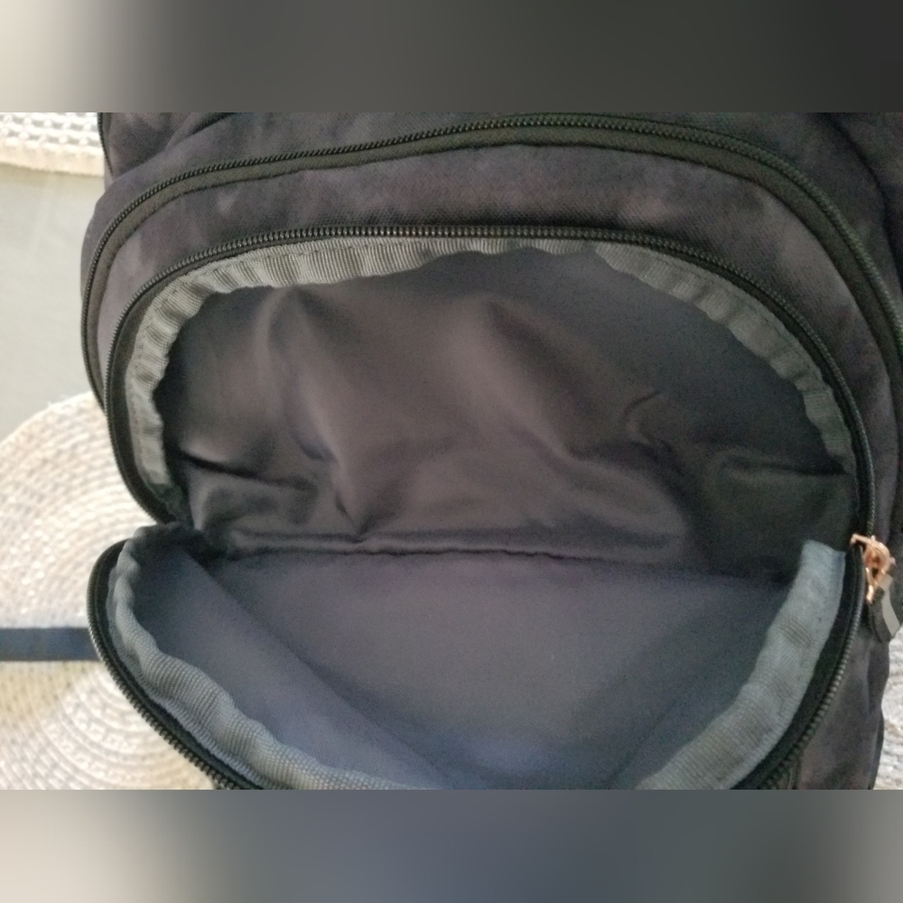 Adidas Black and Gold Backpack, Large, EUC - Picture 5 of 7